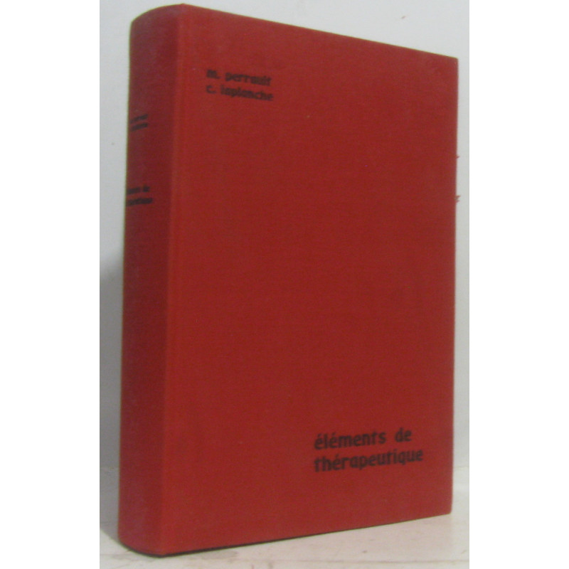 Éléments de thérapeutique