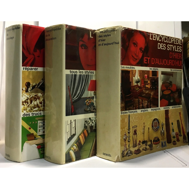 L'encyclopédie de la décoration + L'encyclopédie des styles d'hier...