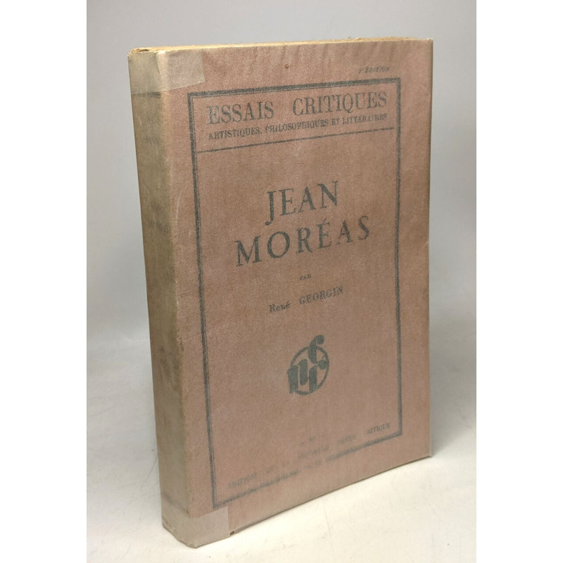 Jean Moréas . essais critiques