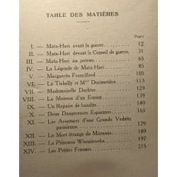 Les espionnes à Paris - la vérité sur Mata-Hari Marguerite...