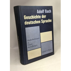 Geschichte der deutschen sprache - Neunte durchgesehene auflage