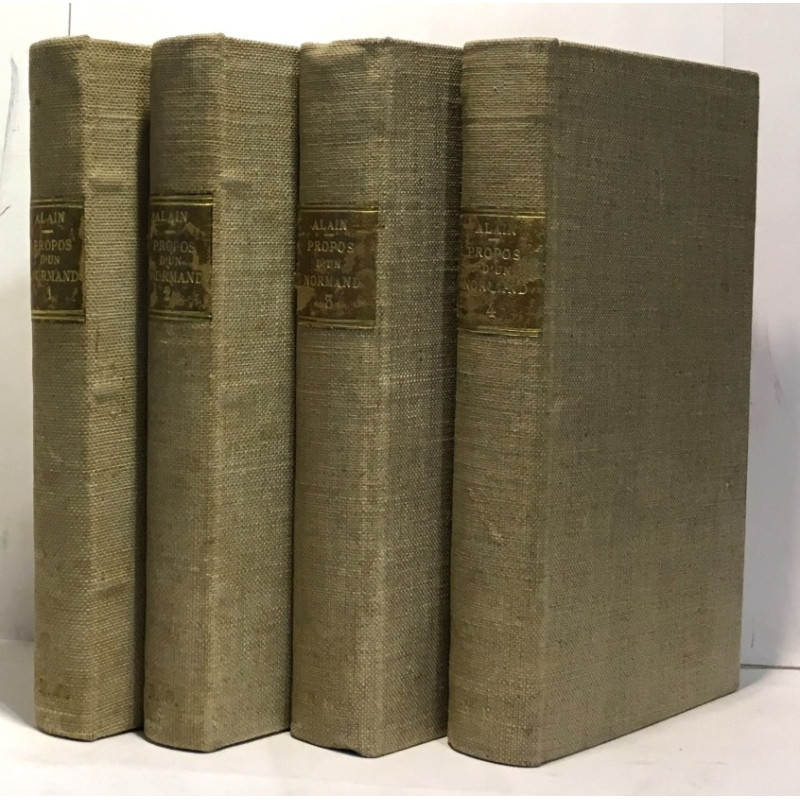 Propos d'un Normand - tome 1-2-3-4 (tome 5 manquant) 4e édition
