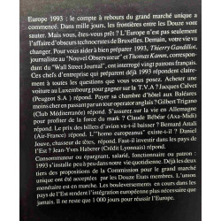 Mille jours pour réussir l'europe. 20 patrons vous donnent les...