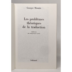 Les problèmes théoriques de la traduction