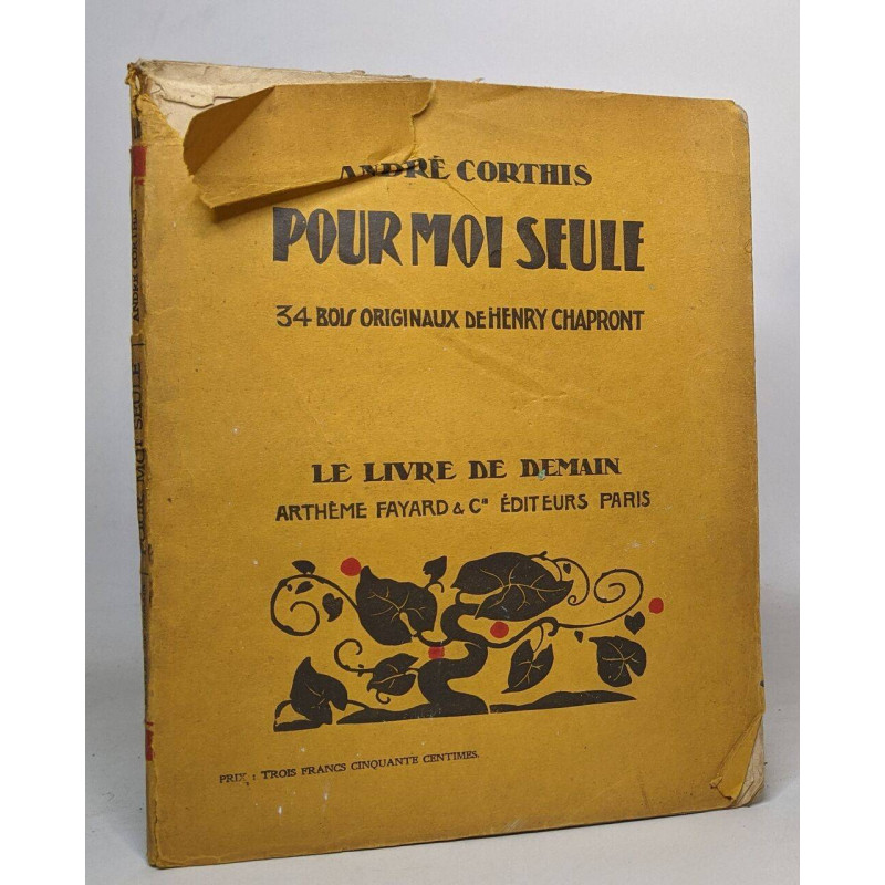 Pour moi seule ( 34 bois originaux de Chapront)