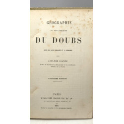 Geographie du doubs - 13 gravures et une carte