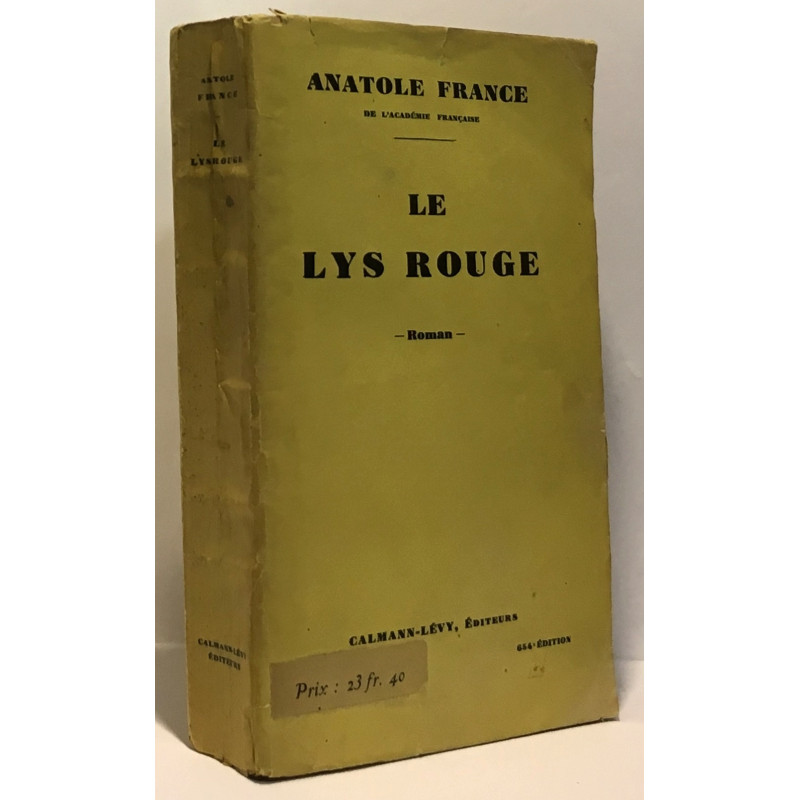 Le lys rouge
