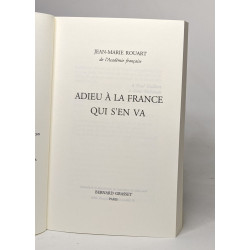 Adieu à la France qui s'en va