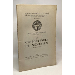 Les cynégétiques de Némésien - édition critique -...