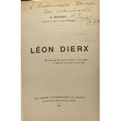 Léon Dierx - avec hommage de l'auteur