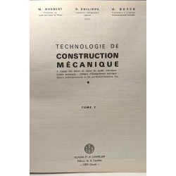 Technologie de construction mécanique - TOME 2