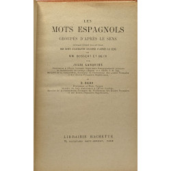 Les Mots Espagnols Groupes D'apres Le Sens