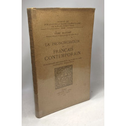 La prononciation du français contemporain - témoignage recueillis...