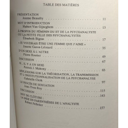 Psychanalyse : L'Analys(T)E A-T-Elle (Il) Un Sexe