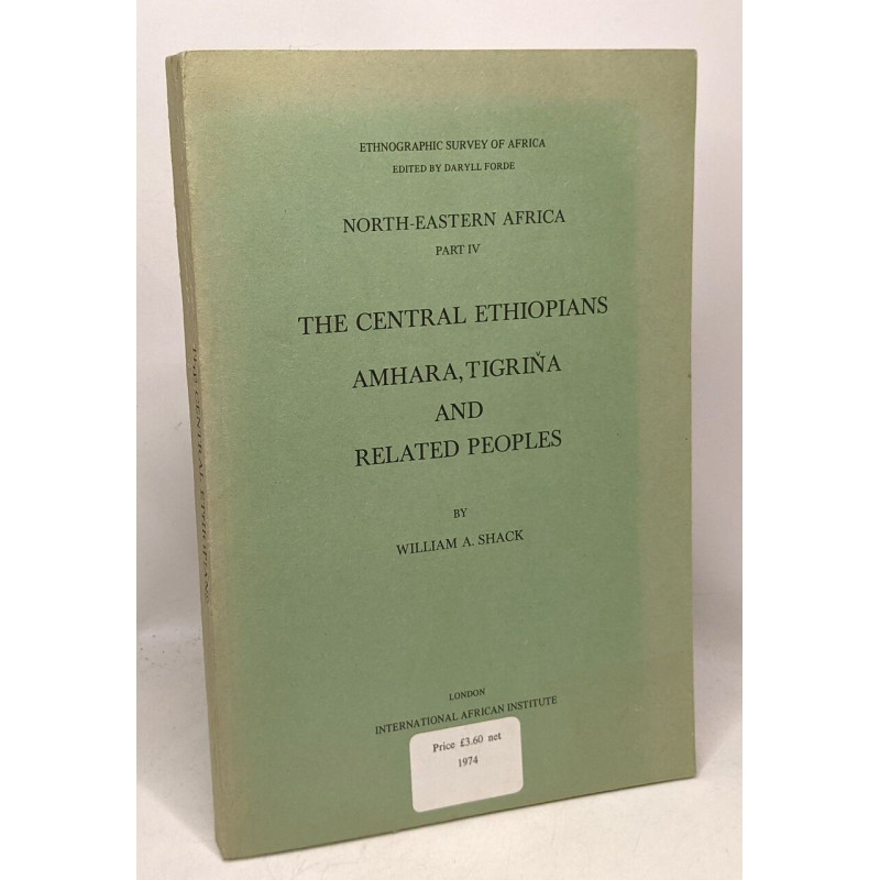 The central ethiopians amhara tigrina and related people -...