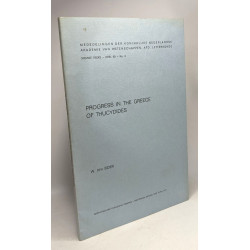 Progress in the Greece of Thucydides - mededelingen der...