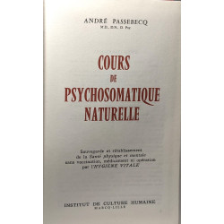 Cours de psychosomatique naturelle