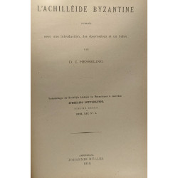 L'achilléïde byzantine - introduction des observations et un index...