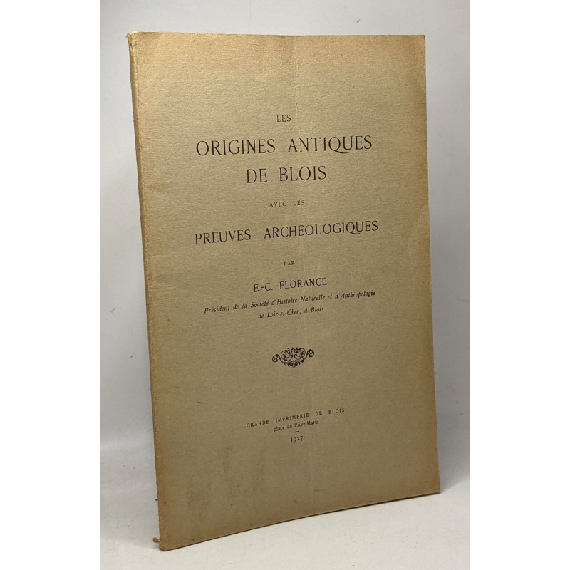 Les origines antiques de Blois avec les preuves archéologiques