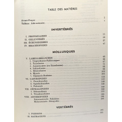 Fossiles classiques + Détermination pratique des roches