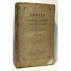 Contes satires épitres - poésies diverse odes stances poésies...