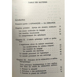 La rééducation des aphasiques - psychologie et sciences humaines