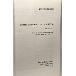 Correspondnace de jeunesse 1908-1917