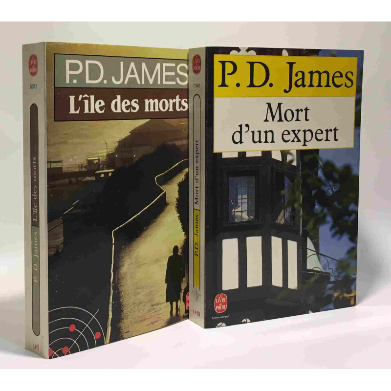 Mort d'un expert + L'île des morts --- 2 livres