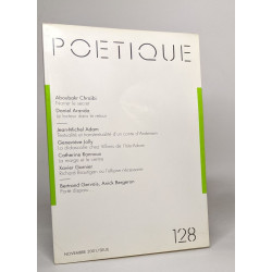 Poétique n° 128 tome 28