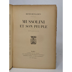 Mussolini et son peuple