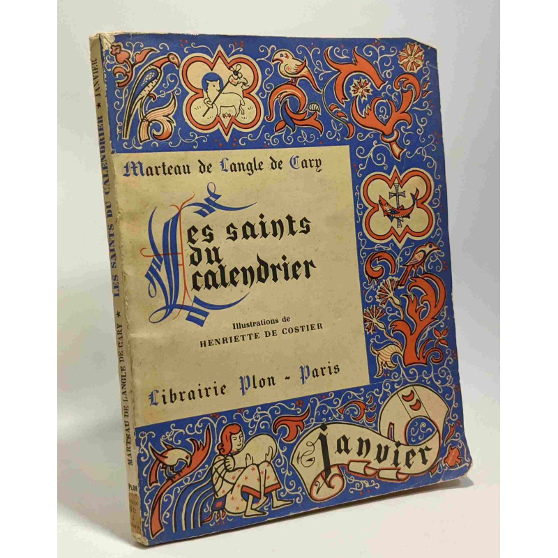 Les saints du calendrier - Janvier - illustrations de Henriette de...