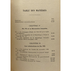 La question romaine - de Pie VI à Pie XI - bibliothèque de...