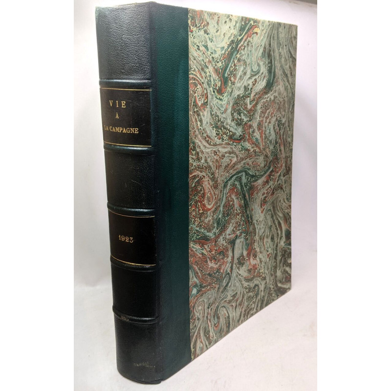 Vie à la campagne Année 1923 VOLUME XX - de Janvier à Décembre