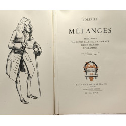 Mélanges - anecdotes dialogues facétieux et moraux pièces diverses...