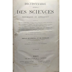 Dictionnaire général des sciences -théoriques et appliquées - Ire...