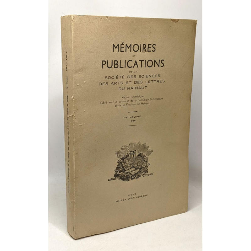 Mémoires et publications de la société des sciences des arts et...