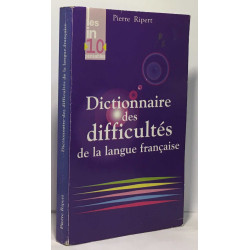 Dictionnaire des difficultés de la langue française