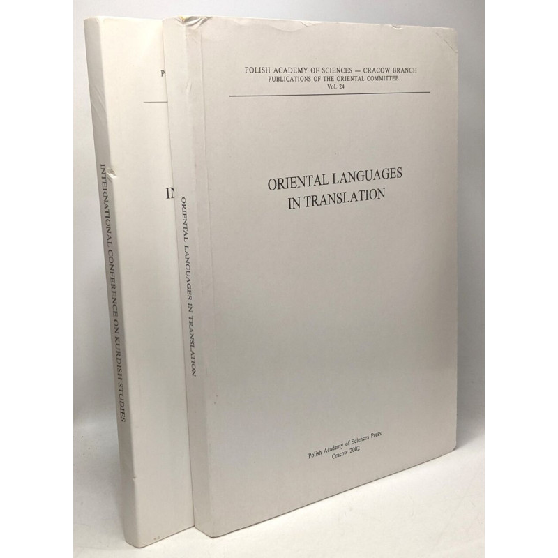 Oriental Languages in Translation + International conference on...