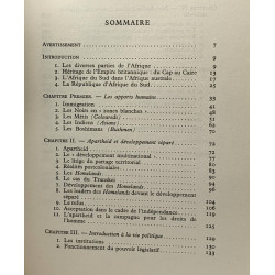 L'Afrique du Sud contemporaine