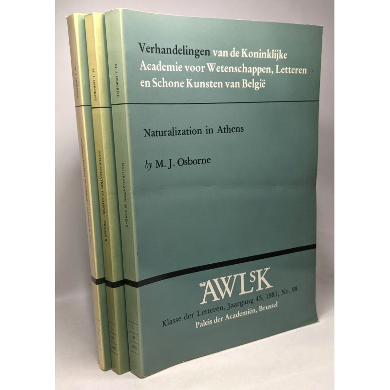 Naturalization in Athens - Verhandelingen van de Koninklijke...