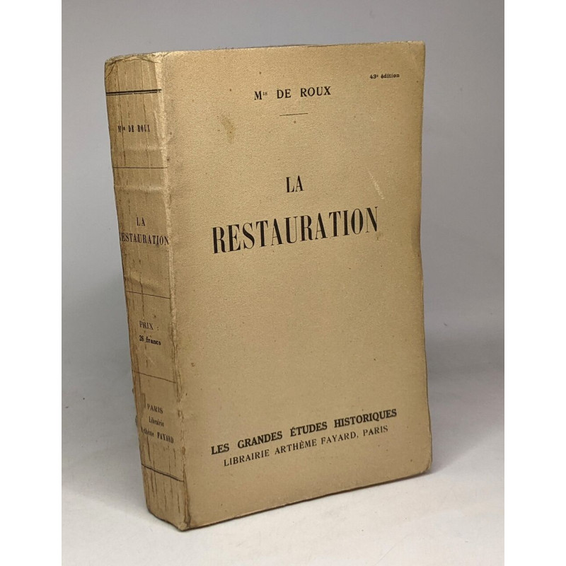 La restauration