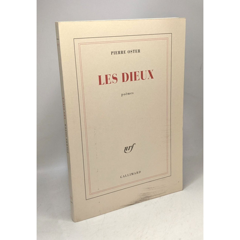 Les Dieux - poèmes