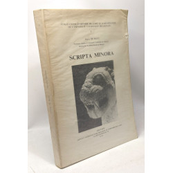 Scripta Minora - publication d'histoire de l'art et d'archéologie...
