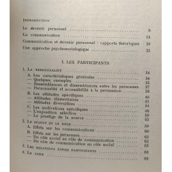 Communication et devenir personnel - approche psychosociologique