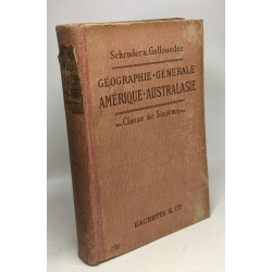 Géographie générale Amérique Australasie - classe de sixième...