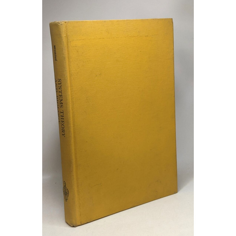 Systems theory and biology - Proceedings of the III systems...
