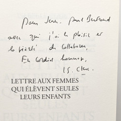Lettre aux femmes qui élèvent seules leurs enfants - avec hommage...