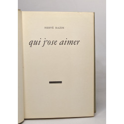 Qui j'ose aimer