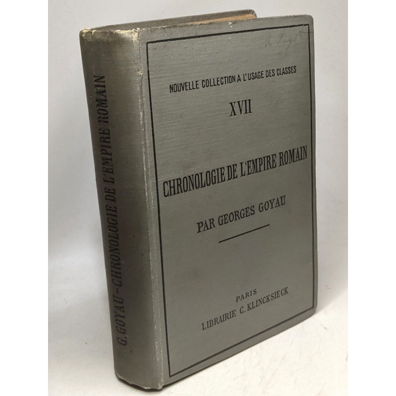 Chronologie de l'Empire Romain - nouvelle collection à l'usage des...