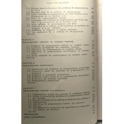 Problèmes particuliers de la programmation linéaire
